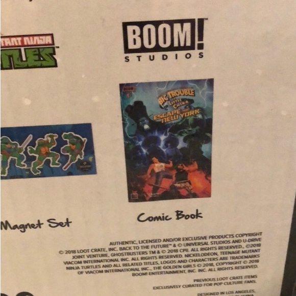 LOOTCRATE BEST OF THE 80s BOX NEW - Picture 5 of 8